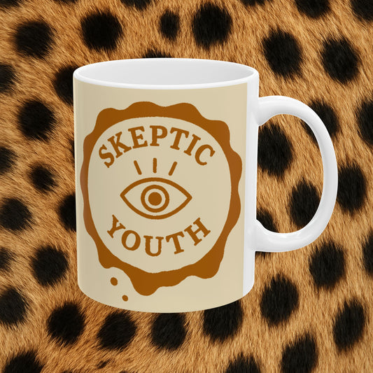 "Coffee Stain" 11oz Beige Mug