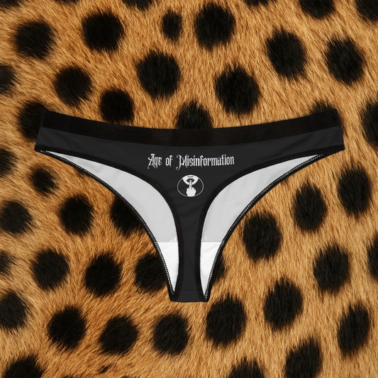 "Age of Misinformation" Women's Thong